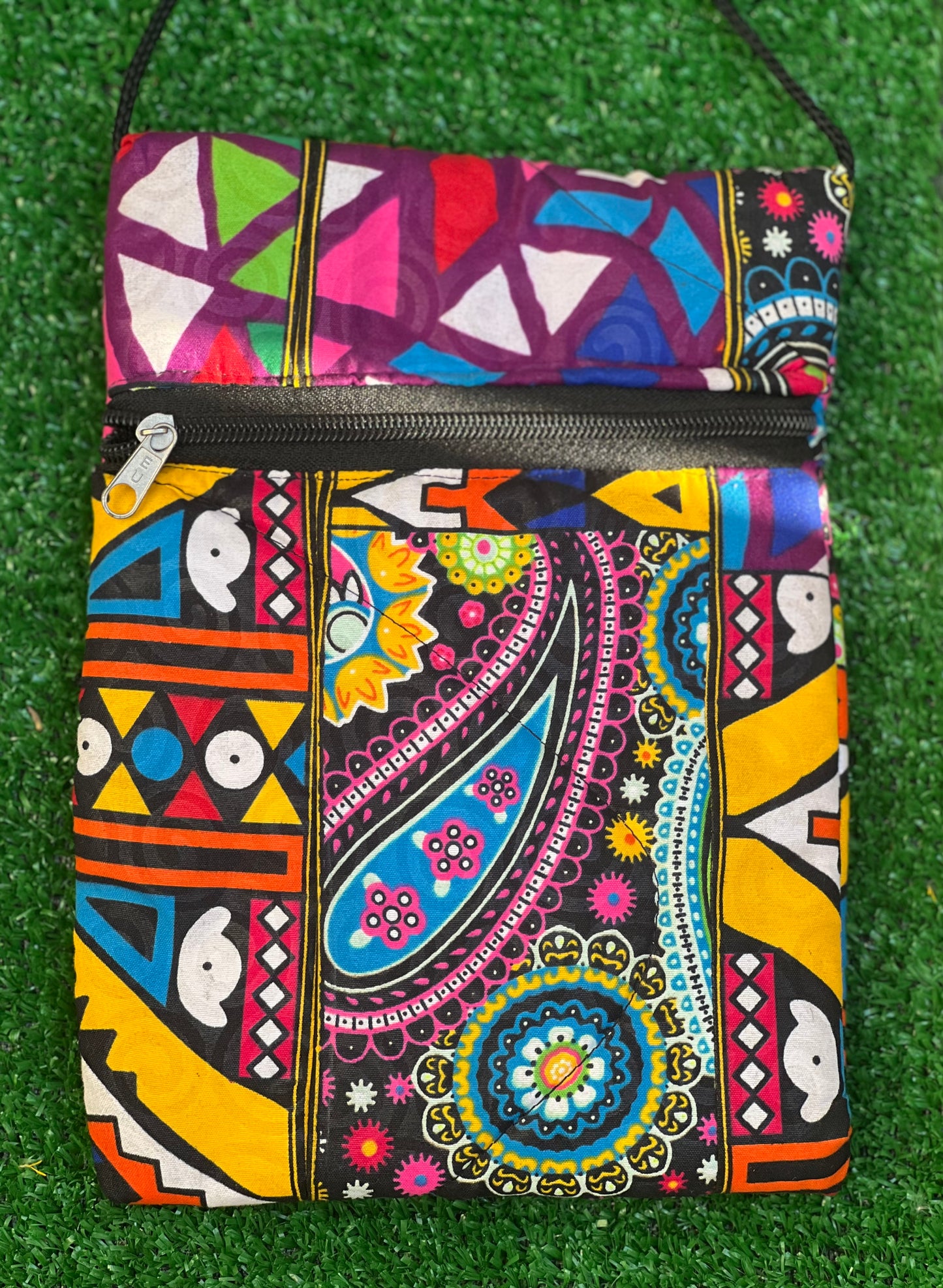 African Print Crossbody Bags(Large)